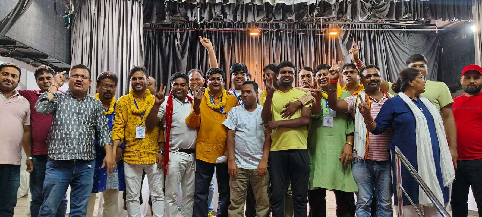 বার্ণপুরের ভারতী ভবনে ডেমোক্রেটিক সেল আইএসপি এমপ্লয়িজ প্যানেলের ঐতিহাসিক জয়