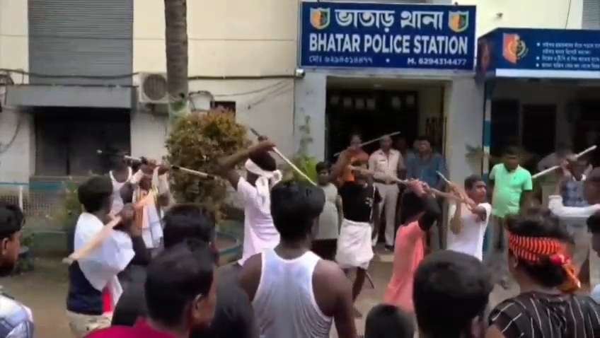 মহরমে সুতি ও পূর্ব বর্ধমানে উত্তেজনা: তৃণমূল নেতা আক্রান্ত, দোকান ভাঙচুর, থানায় তাজিয়া নিয়ে বিতর্ক