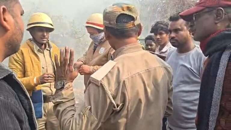 Fire Breaks Out in Garbage at Abandoned ECL Colliery in Asansol